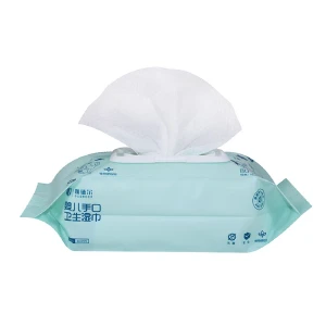 Factory Outlet white Wet Wipes For Baby with no preservatives, no additives, no fluorescer