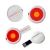 Import Factory price high quality small blank round shape usb flash disk write switch with printed from China