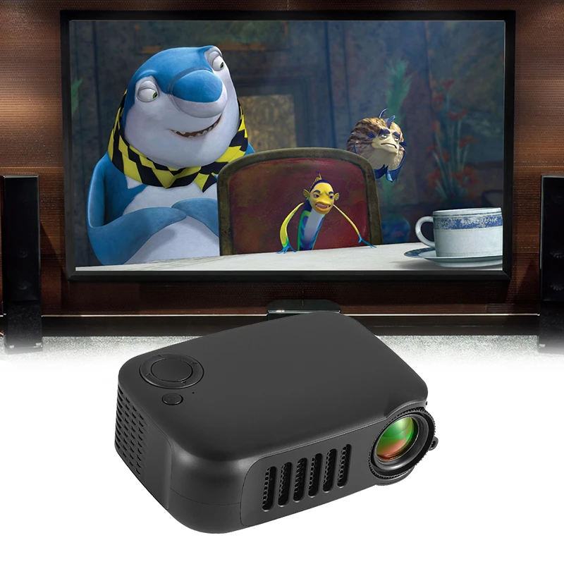 Factory price Home Theater Projectors mini projector 2" Single LCD  Display Panel portable projector