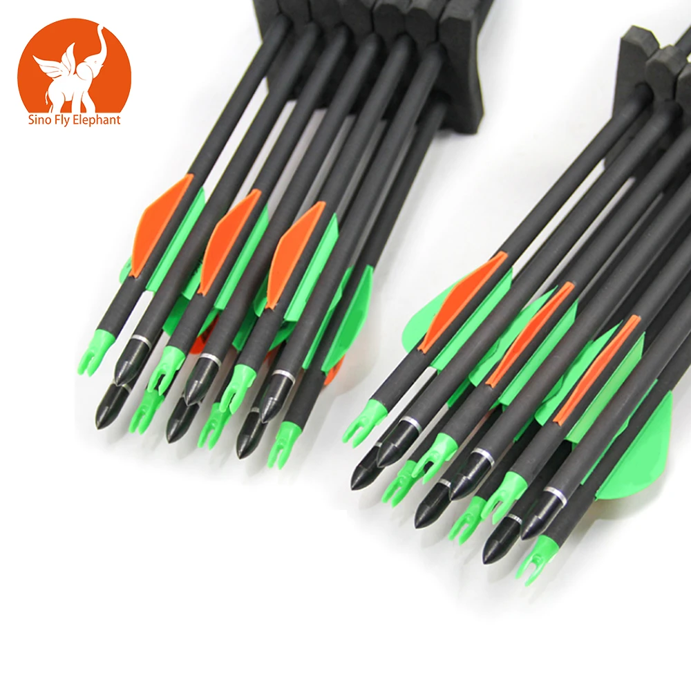 Factory supply hunting arrow bow accessories full carbon fiber archery arrow