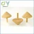 Import Factory wholesale mini wooden natural color spinning top from China