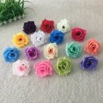Factory Wholesale Wedding Decoration Cheap Artificial Flower Head Silk Rose Flower Head