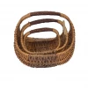 Fair Trade Strong styles Creative  Wicker &amp;Rope Weaved baskets with  handles Willow baskets