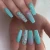 Import false nails curved nail tips coffin nails from China