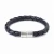 Import fashion 316 stainless steel bracelet with leather costume accessory for men from China