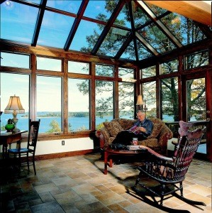 Fashion Aluminum Glass House Sunroom with Double Glazing Glass