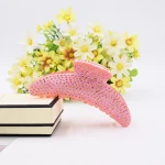 fashion crystal hair clip claw luxury rhinestone paved hair claw for women best acetate claw clip for fine hair diamond jaw clip