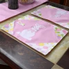 Fashion design home table decoration modern banquet rabbit pattern table runners