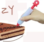fashion design silicone writing pen for dessert