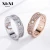 Import Fashion Jewelry 316L Stainless Steel 18K gold plated Gold screw love Ring Fine Jewelry from China