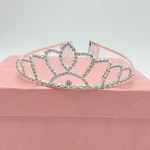Fashion Rhinestone Headband Custom Beauty Pageant Crowns Tiaras With Comb