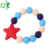 Fashion Round and Star Beads Silicone Bracelet Baby Teething Bracelet for Baby