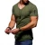 Import Fashion V-neck Slim Bottoming Shirt Cotton Casual T-Shirt Men&#x27;s Gym Short Sleeve Sweatshirt from China