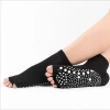 Fashion Womens Cotton Fingerless Yoga Socks Women Non Slip Yoga Pilates Sock