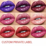 Fashionable 18 Colors Cosmetic Gloss Lip Gloss Long Lasting Nude Glitter Liquid Lip Gloss