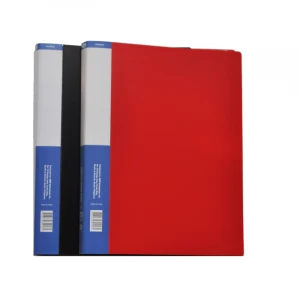 Fashionable Clear Display Book PP Plastic File Folder A4 Clear Document Display Book 20 Pages