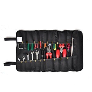 FASITE 600D Polyester 35 Pockets Folding Rolling Tool Bag Professional Small Tool Tote Bag PT-N028