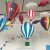 Import fiberglass hot air balloon decor/visual merchandising frp balloon display from China
