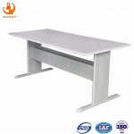 Fire-proof desktop and non-slip mat desk book shelf rack table library furniture sale