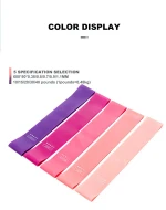 Fitness Gum Custom LOGO Elastic Rubber Bands For Fitness Workout Equipment Training Exercise Gym Strength Latex Resistance Bands
