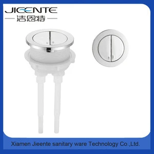 Fittings chromed round toilet push button for toilet or cistern