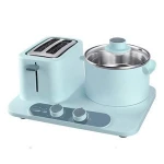 FJT Blue 1.2L Breakfast Sandwich Maker Parts With Drip Coffee Maker