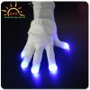 Flashing Colorful Light Up Finger tip LED Gloves Mittens Rave Party Magic Gloves