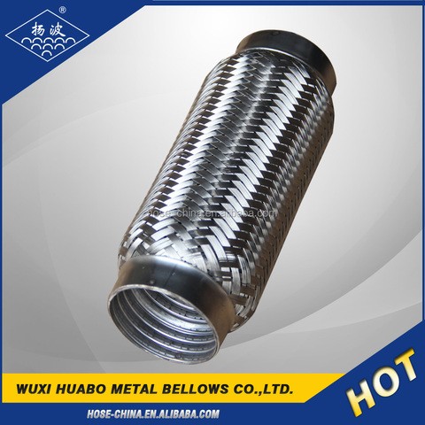Flexible metal exhaust pipe for car