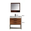 Floor Free Standing Stainless Steel Leg Bathroom Cabinet Mirror Cabinet Bathroom Vanity