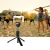Import Foldable and concise self-locking mechanism 10 meters long-distance control selfie stick with bluetooth remote for gopro phone from China