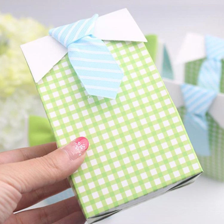 Foldable Wedding Gift Paper Boxes, Gift baby shower favor candy box