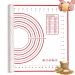 Food Grade Safe Durable Silicone Pastry Mat Cookie Pad Rolling Dough Mat Baking Gadget Cake Bakeware Silicone Baking Mat