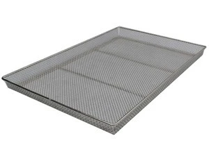 Food grade stainless steel wire mesh storage basket / tray for drying herb