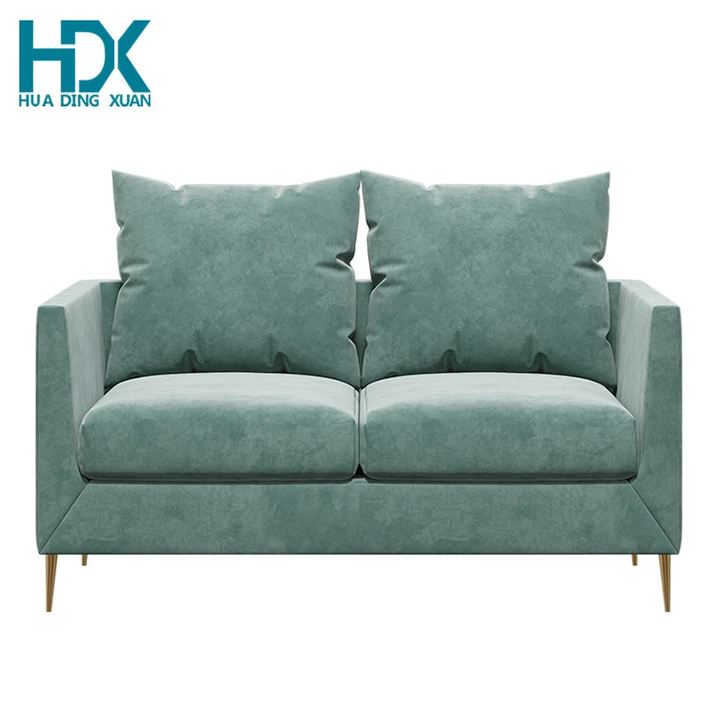 Foshan manufacturer wholesale new design couch living room furniture velvet sofa