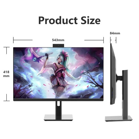 Buy Free Adjust Angle 23.8 Inch 1080p Ips Screen Independent Graphic ...