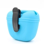 Free Shipping Outdoor training dog pockets Silicone training dog bag outdoor dog food bag pet supplies