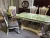 Import French country living room furniture villa dining tables furniture from China