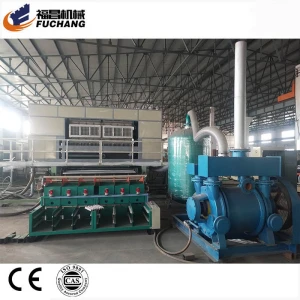 Fuchang waste paper agricultural waste rice straw material egg tray forming machinery egg carton box making machine