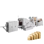 Fully Automatic Low cost High Speed Price of Square Bottom Craft Kraft Paper Hand Bag Making Machine to Make Paper Bags Price CE