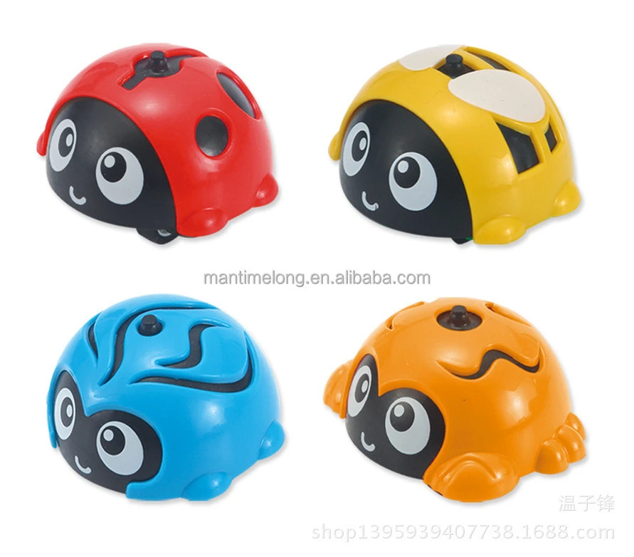 funny ladybug design gyro car toy