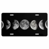 Funny Moon License Plate Cover Vintage for Car Accessory 12x6inch