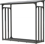 Garden Home Large Fireplace Wood Block Stand for Indoor Outdoor Firewood