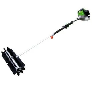 gas powered  snow plow hand propelled brush sweeper