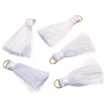 GC-T0030 Cotton Tassel Fringe 5cm Length With Jump Ring For Jewelry, Gift and Accessories