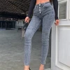 GILIPUR high waist pants women denim skinny jeans stretchy womens mom jeans