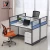 Import Glass &amp; Fabric &amp; panel office partition /office workstation for 4 person from China