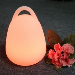 Glowing rechargeable led handle lamps illuminated colorful decorative home table lamp led outdoor camping lamps
