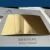 Import Gold Anodized Aluminium Mirror Sheet used in decoration and signages or DIY cosmetic showcase mirror aluminium sheet from China