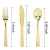Import Gold Colored Flatware Metal Silver Plastic Cutlery from China