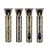 Import Gold Cordless Rechargeable Professional Men Hair Clippers Trimmer hair T9 metal Low nosie Barber Hair Trimmer new BOOGUHM from China
